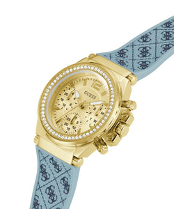 Guess Damen Uhr Armbanduhr CHARISMA GW0699L1 Silikon