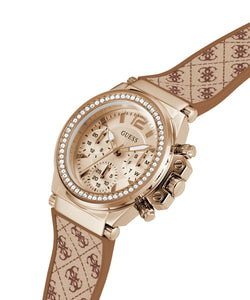 Guess Damen Uhr Armbanduhr CHARISMA GW0699L2 Silikon