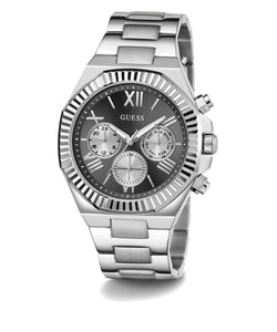 Guess Herren Uhr Armbanduhr EQUITY GW0703G1 Edelstahl silber