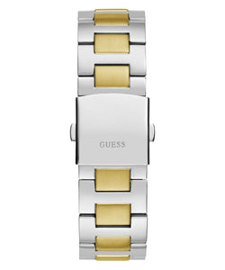 Guess Herren Uhr Armbanduhr EQUITY GW0703G3 Edelstahl bicolor