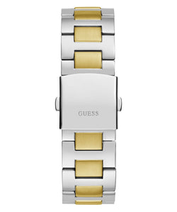 Guess Herren Uhr Armbanduhr EQUITY GW0703G3 Edelstahl bicolor