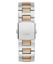 Laden Sie das Bild in den Galerie-Viewer, Guess Herren Uhr Armbanduhr EQUITY GW0703G4 Edelstahl bicolor