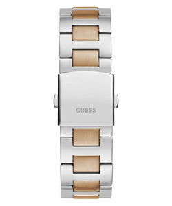 Guess Herren Uhr Armbanduhr EQUITY GW0703G4 Edelstahl bicolor