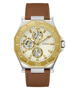 Guess Herren Uhr Armbanduhr PRIME GW0704G1 Leder