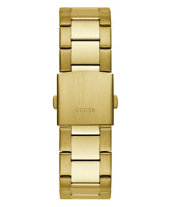 Guess Herren Uhr Armbanduhr ZEN GW0707G2 Edelstahl gold