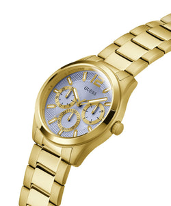Guess Herren Uhr Armbanduhr ZEN GW0707G2 Edelstahl gold