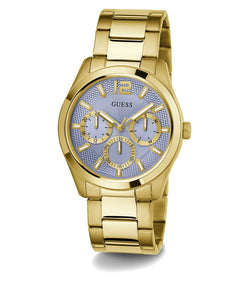Guess Herren Uhr Armbanduhr ZEN GW0707G2 Edelstahl gold