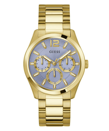 Guess Herren Uhr Armbanduhr ZEN GW0707G2 Edelstahl gold