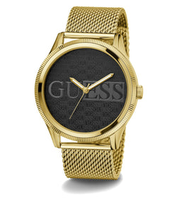 Guess Herren Uhr Armbanduhr REPUTATION GW0710G2 Edelstahl gold