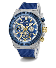 Laden Sie das Bild in den Galerie-Viewer, Guess Herren Uhr Armbanduhr MASTERPIECE GW0713G1 Nylon/Silikon
