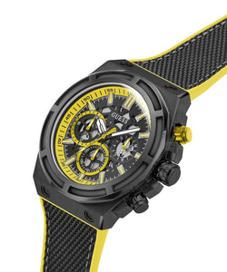 Guess Herren Uhr Armbanduhr MASTERPIECE GW0713G2 Nylon/Silikon