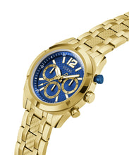 Laden Sie das Bild in den Galerie-Viewer, Guess Herren Uhr Armbanduhr RESISTANCE GW0714G2 Edelstahl gold
