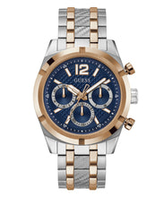Laden Sie das Bild in den Galerie-Viewer, Guess Herren Uhr Armbanduhr RESISTANCE GW0714G3 Edelstahl bicolor