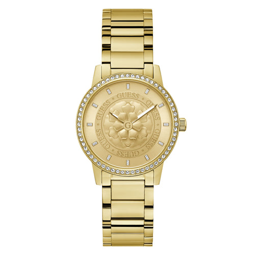 Guess Damen Uhr Armbanduhr PETAL GW0747L2 Edelstahl