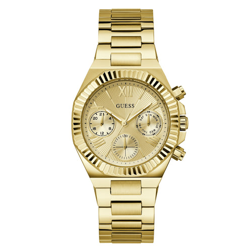 Guess Damen Uhr Armbanduhr EQUALITY GW0769L2 Edelstahl