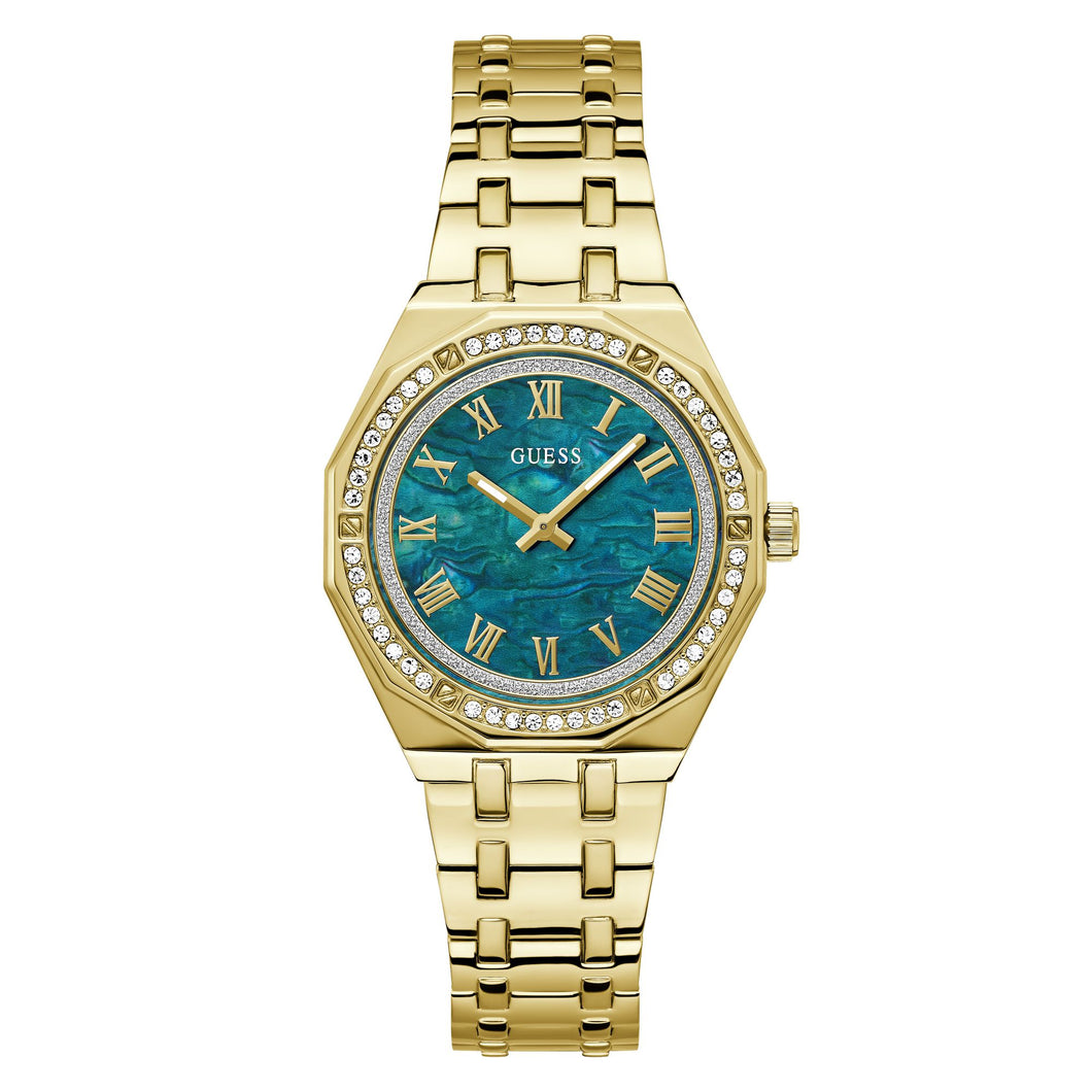 Guess Damen Uhr Armbanduhr DESIRE GW0770L2 Edelstahl