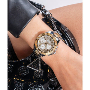 Guess Damen Uhr Armbanduhr MAJESTY GW0771L3 Edelstahl