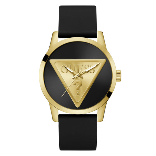Guess Herren Uhr Armbanduhr BADGE GW0781G4 Leder