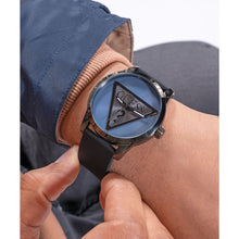 Laden Sie das Bild in den Galerie-Viewer, Guess Herren Uhr Armbanduhr BADGE GW0781G5 Leder