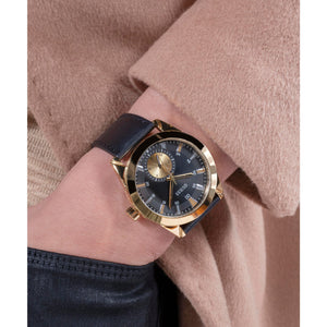 Guess Herren Uhr Armbanduhr GREYSON GW0793G2 Leder