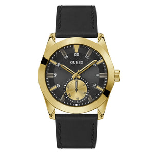 Guess Herren Uhr Armbanduhr GREYSON GW0793G2 Leder