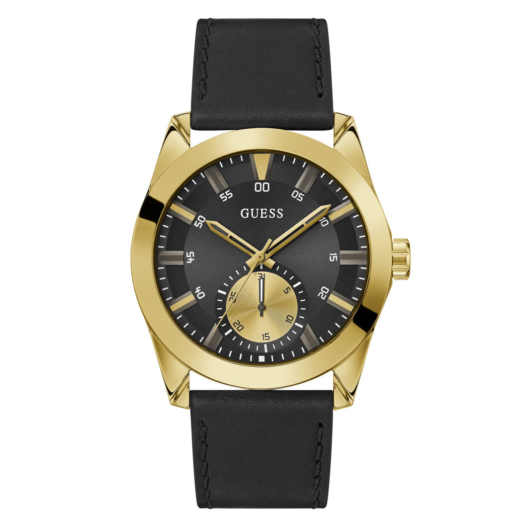 Guess Herren Uhr Armbanduhr GREYSON GW0793G2 Leder
