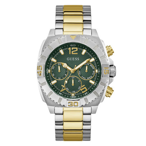 Guess Herren Uhr Armbanduhr Chronograph TRACTION GW0800G1 Edelstahl