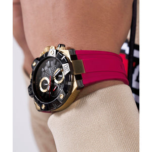 Guess Herren Uhr Armbanduhr IGNITE GW0802G2 Silikon
