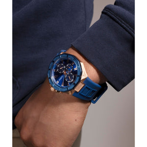 Guess Herren Uhr Armbanduhr R2 GW0803G2 Silikon