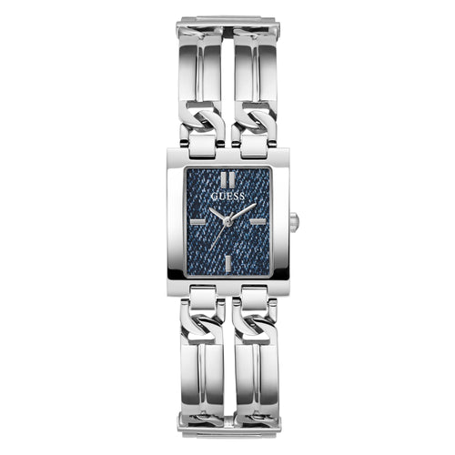 Guess Damen Uhr Armbanduhr MOD ID GW0807L1 Edelstahl silber