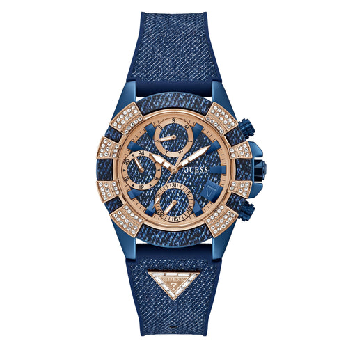 Guess Damen Uhr Armbanduhr ICONIC 40TH GW0813L1 Silikon