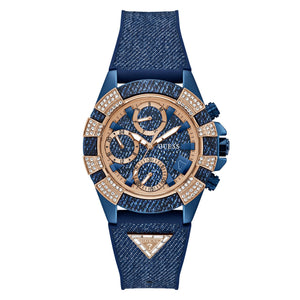 Guess Damen Uhr Armbanduhr ICONIC 40TH GW0813L1 Silikon
