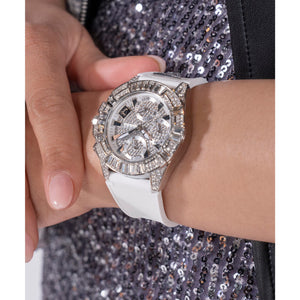 Guess Damen Uhr Armbanduhr ICONIC 40TH GW0814L2 Silikon