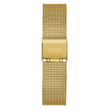 Laden Sie das Bild in den Galerie-Viewer, Guess Damen Uhr Armbanduhr GT GLITZ PLAQUE GW0835L2 Edelstahl gold