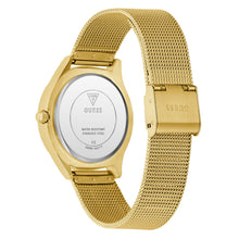 Laden Sie das Bild in den Galerie-Viewer, Guess Damen Uhr Armbanduhr GT GLITZ PLAQUE GW0835L2 Edelstahl gold