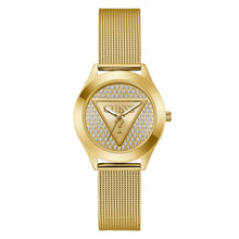 Laden Sie das Bild in den Galerie-Viewer, Guess Damen Uhr Armbanduhr GT GLITZ PLAQUE GW0835L2 Edelstahl gold