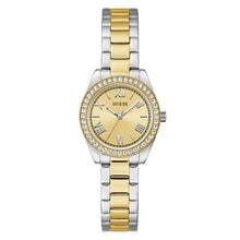 Laden Sie das Bild in den Galerie-Viewer, Guess Damen Uhr Armbanduhr GD MINI LUNA GW0841L2 Edelstahl bicolor