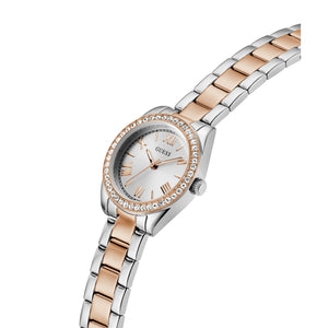 Guess Damen Uhr Armbanduhr GD MINI LUNA GW0841L3 Edelstahl bicolor