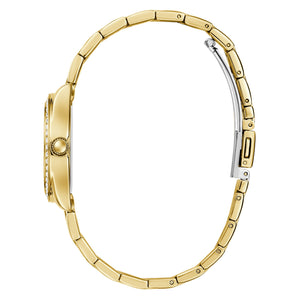 Guess Damen Uhr Armbanduhr GD MINI LUNA GW0841L5 Edelstahl gold