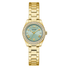 Laden Sie das Bild in den Galerie-Viewer, Guess Damen Uhr Armbanduhr GD MINI LUNA GW0841L5 Edelstahl gold