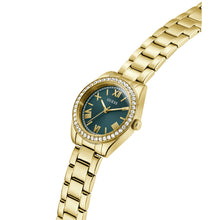 Laden Sie das Bild in den Galerie-Viewer, Guess Damen Uhr Armbanduhr MINI LUNA GW0841L9 Edelstahl gold
