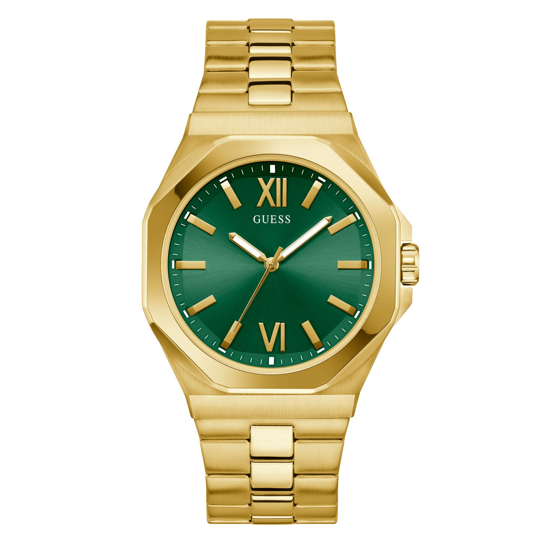 Guess Herren Uhr Armbanduhr GD EMPEROR GW0849G2 Edelstahl gold