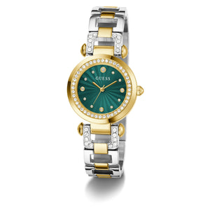 Guess Damen Uhr Armbanduhr GB GINGER GW0869L1 Edelstahl bicolor