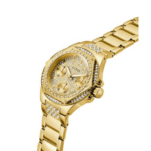 Laden Sie das Bild in den Galerie-Viewer, Guess Damen Uhr Armbanduhr Envy GW0878L2 Edelstahl gold
