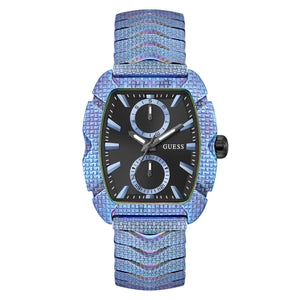 Guess Herren Uhr Armbanduhr Nile GW0885G2 Edelstahl