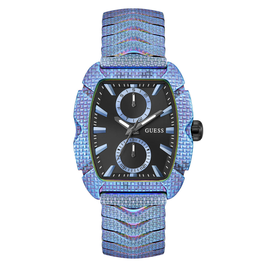 Guess Herren Uhr Armbanduhr Nile GW0885G2 Edelstahl