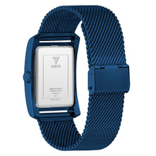 Laden Sie das Bild in den Galerie-Viewer, Guess Herren Uhr Armbanduhr Clyde GW0898G2 Edelstahl blau
