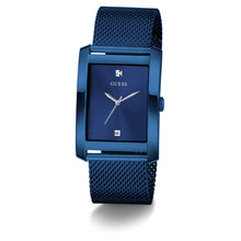 Laden Sie das Bild in den Galerie-Viewer, Guess Herren Uhr Armbanduhr Clyde GW0898G2 Edelstahl blau