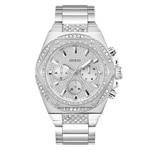 Guess Herren Uhr Armbanduhr FURY GW0899G1 Edelstahl