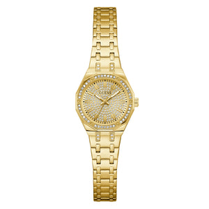 Guess Damen Uhr Armbanduhr PIXIE GW0931L2 Edelstahl gold